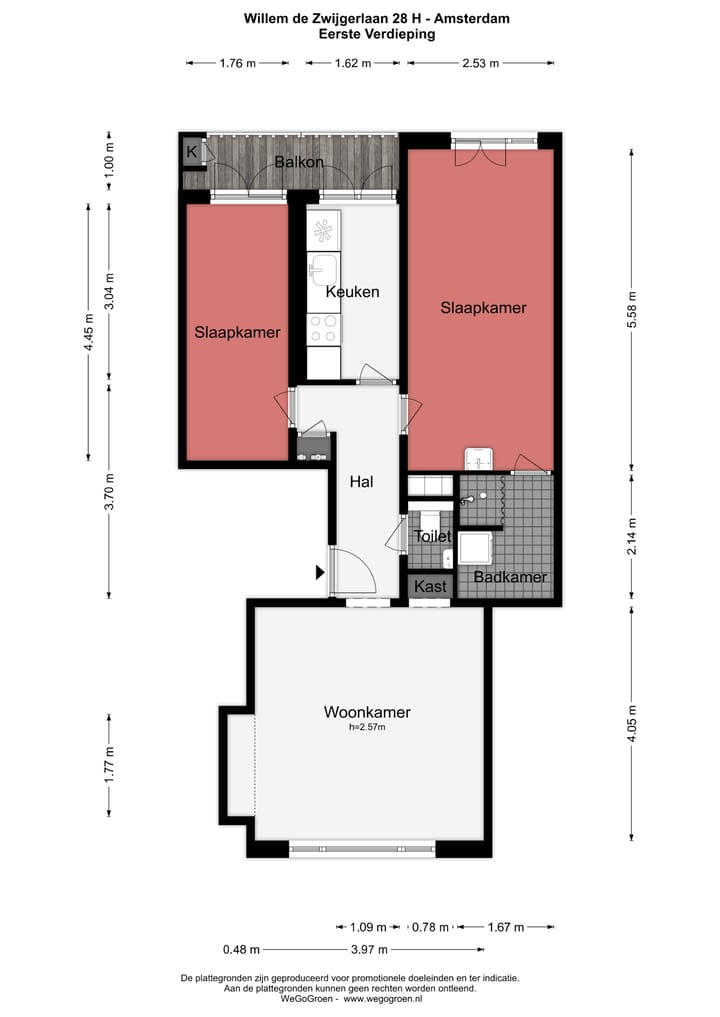 Foto 39 van Willem de Zwijgerlaan 28-H