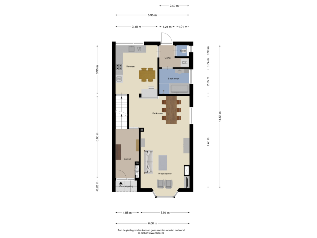 View floorplan of Begane Grond of Stationsstraat 20