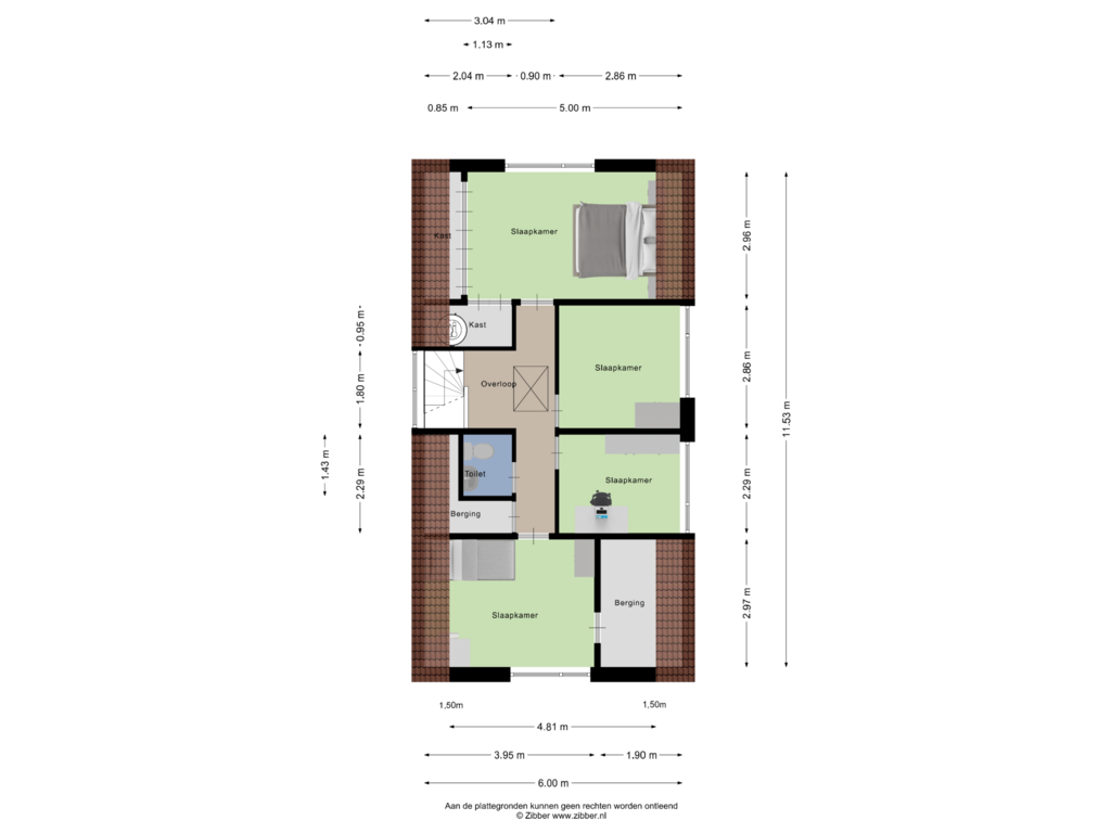 View floorplan of Eerste Verdieping of Stationsstraat 20