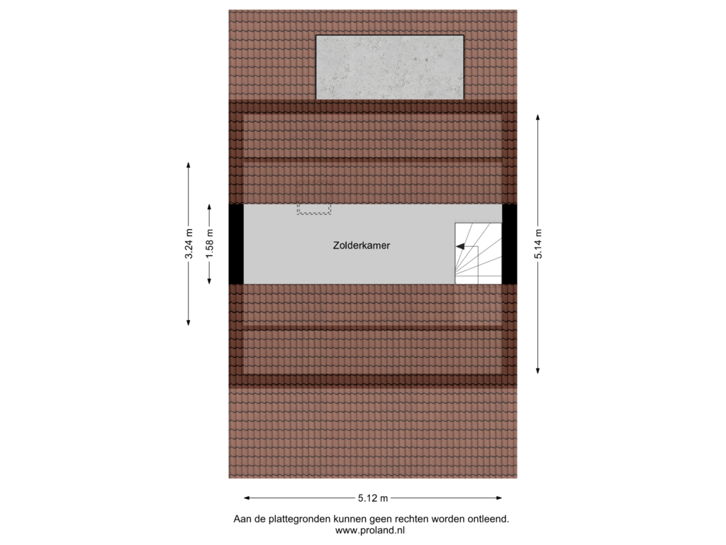 View floorplan of 2e Verdieping of Westerstukken 29