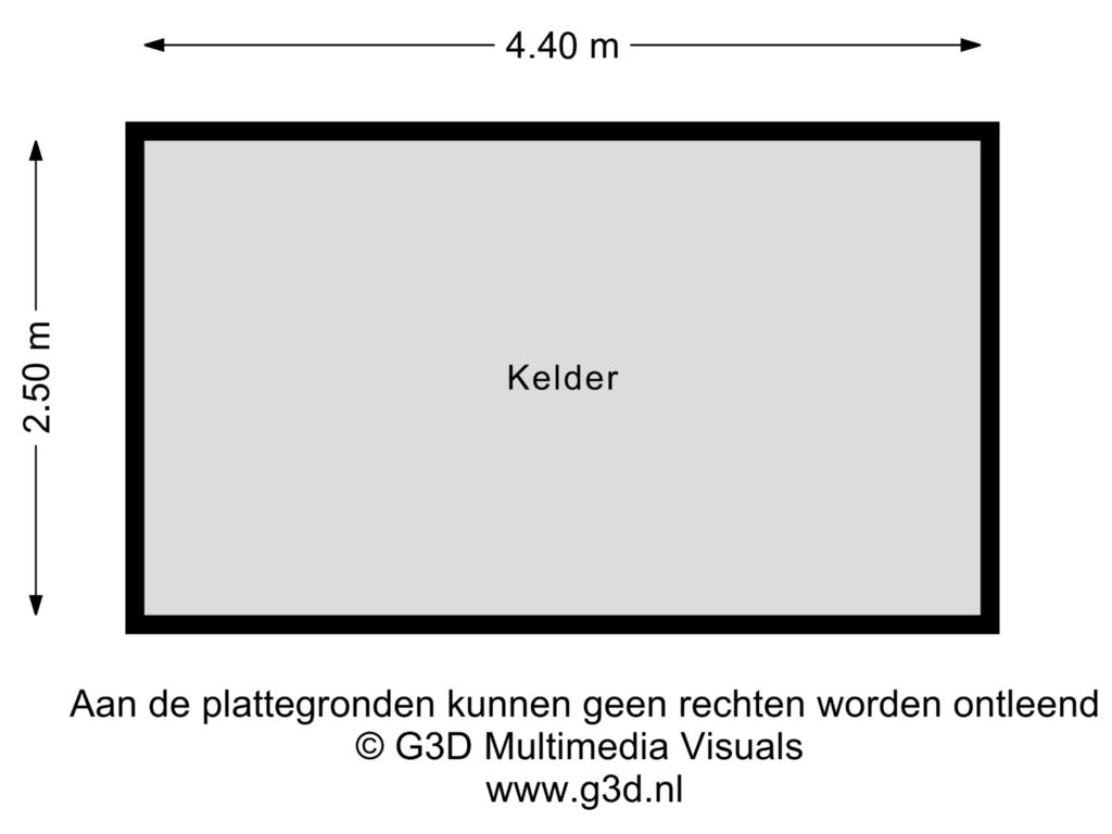 Bekijk plattegrond van Kelder van Oekelsbos 7