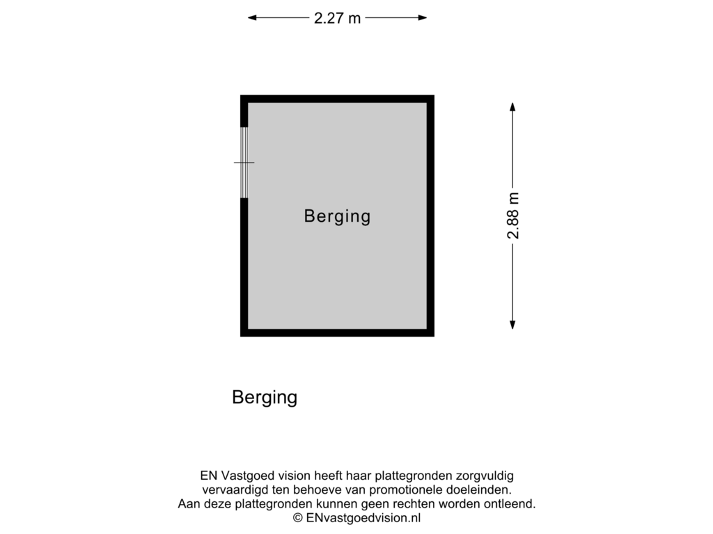 Bekijk plattegrond van Berging van Poortwachter 2