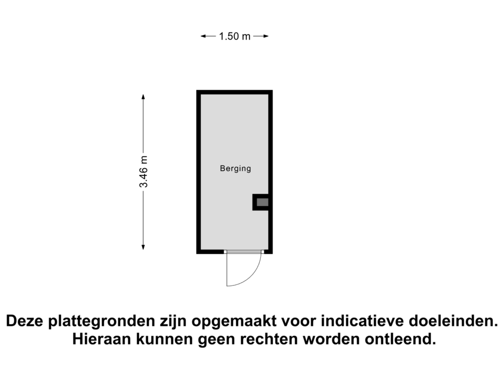 Bekijk plattegrond van Berging van Gaanderij 19