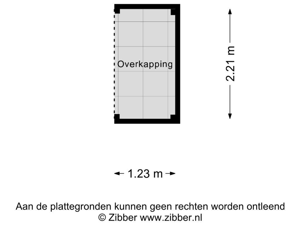 Bekijk plattegrond van Overkapping van Wagnerpad 13