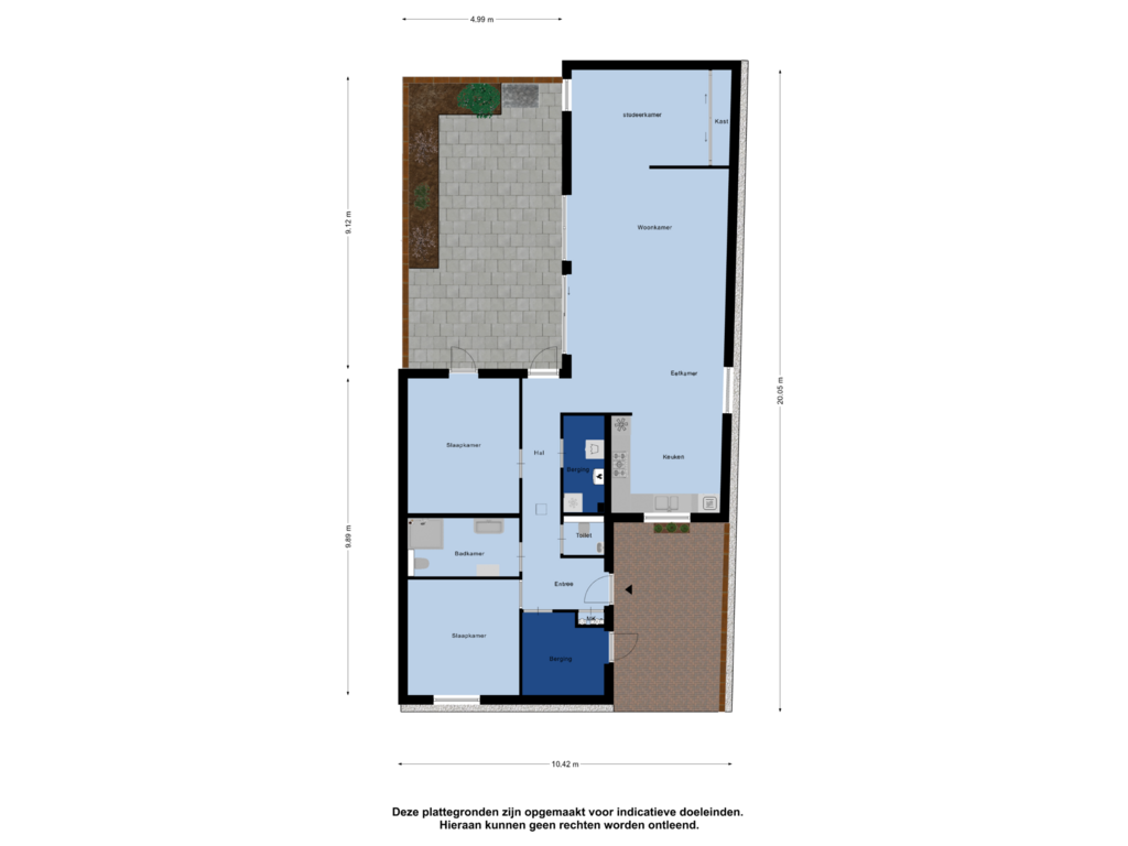 Bekijk plattegrond van Begane grond Tuin van Medaillonstraat 2