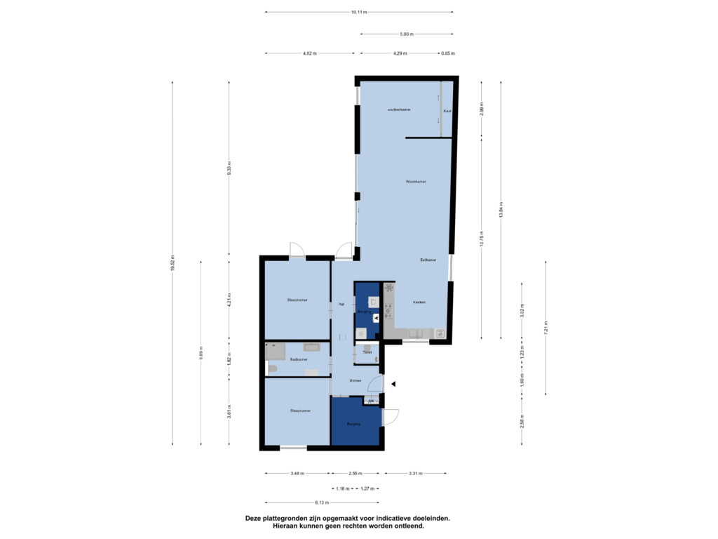 Bekijk plattegrond van Begane grond van Medaillonstraat 2