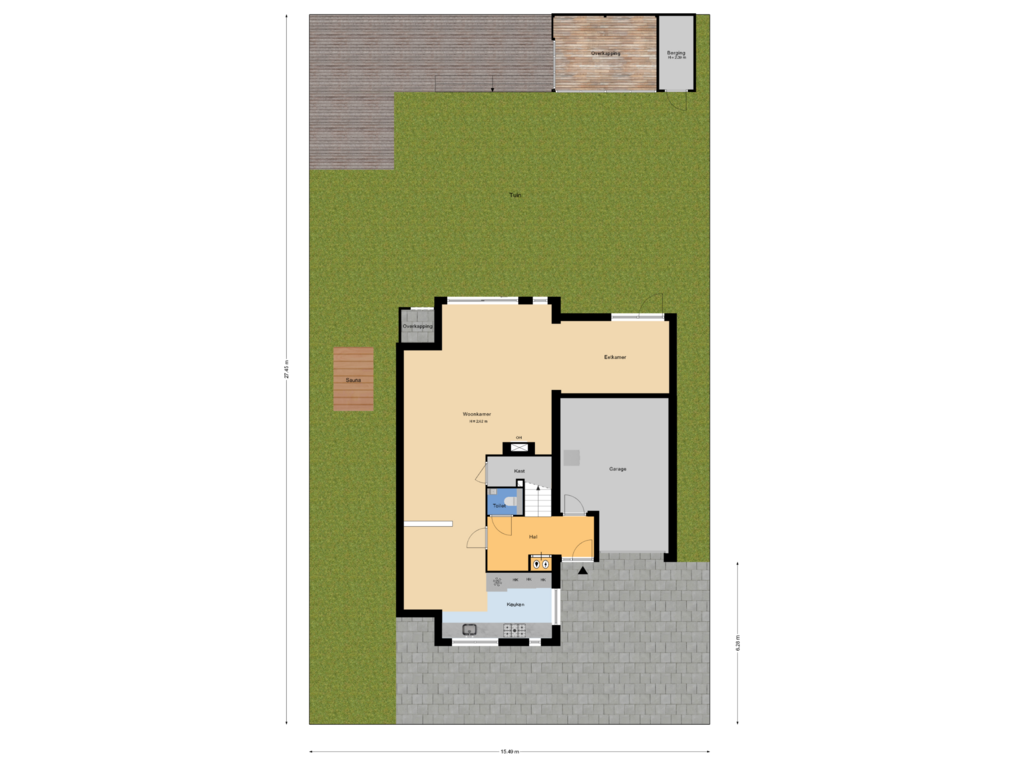 Bekijk plattegrond van Situatie van Ruyshaven 9