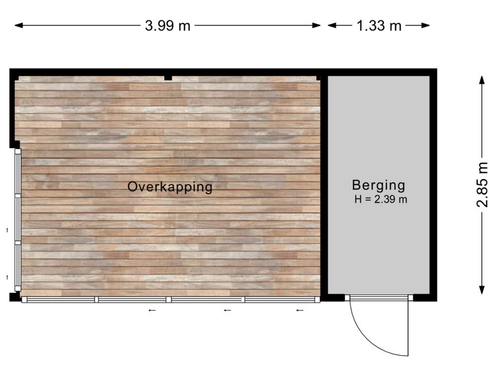 Bekijk plattegrond van Berging van Ruyshaven 9