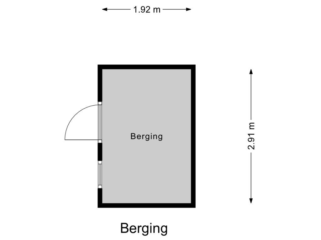 Bekijk plattegrond van Berging van Molengroet 1-764