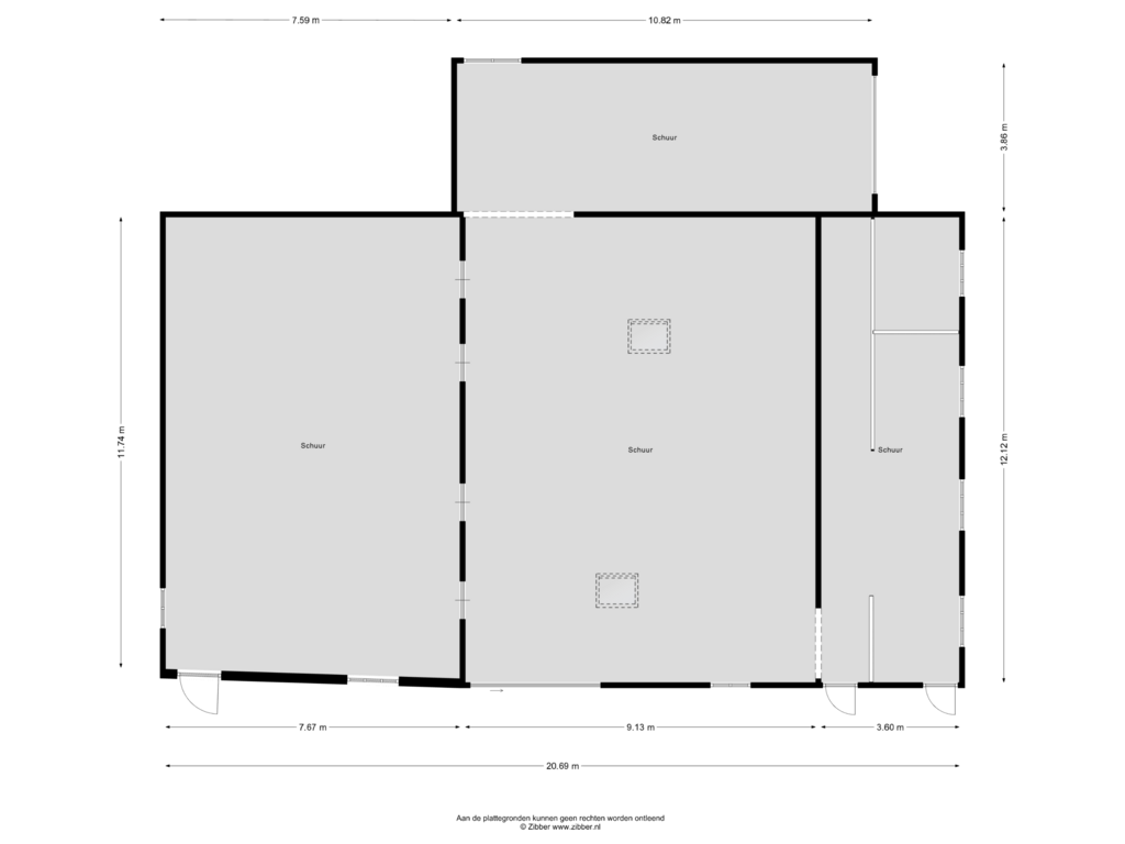 Bekijk plattegrond van Schuur van Oud Laar 4