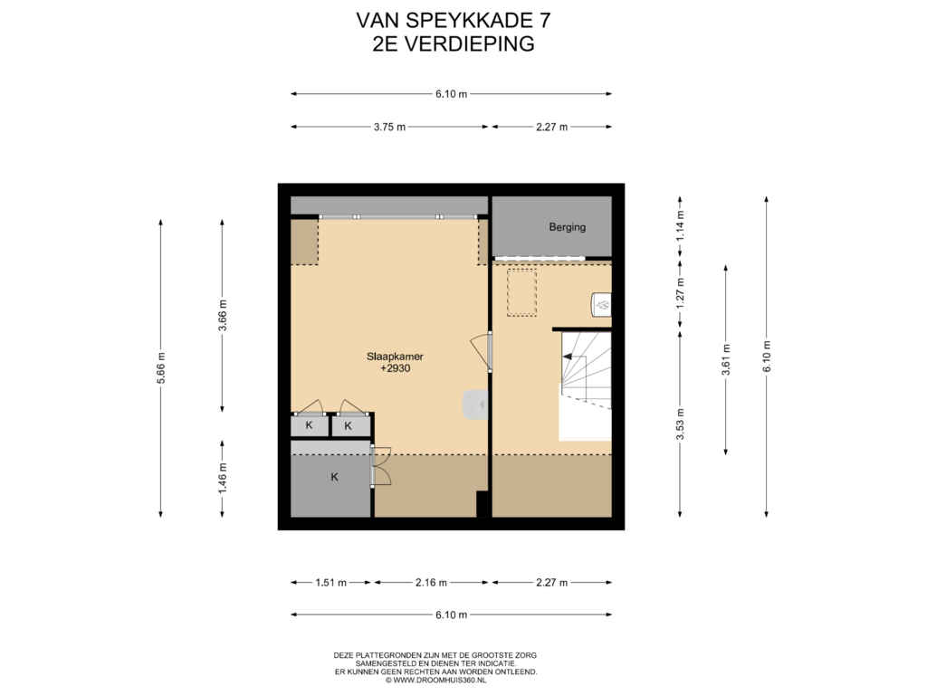 Bekijk plattegrond van 2E Verdieping van Van Speykkade 7