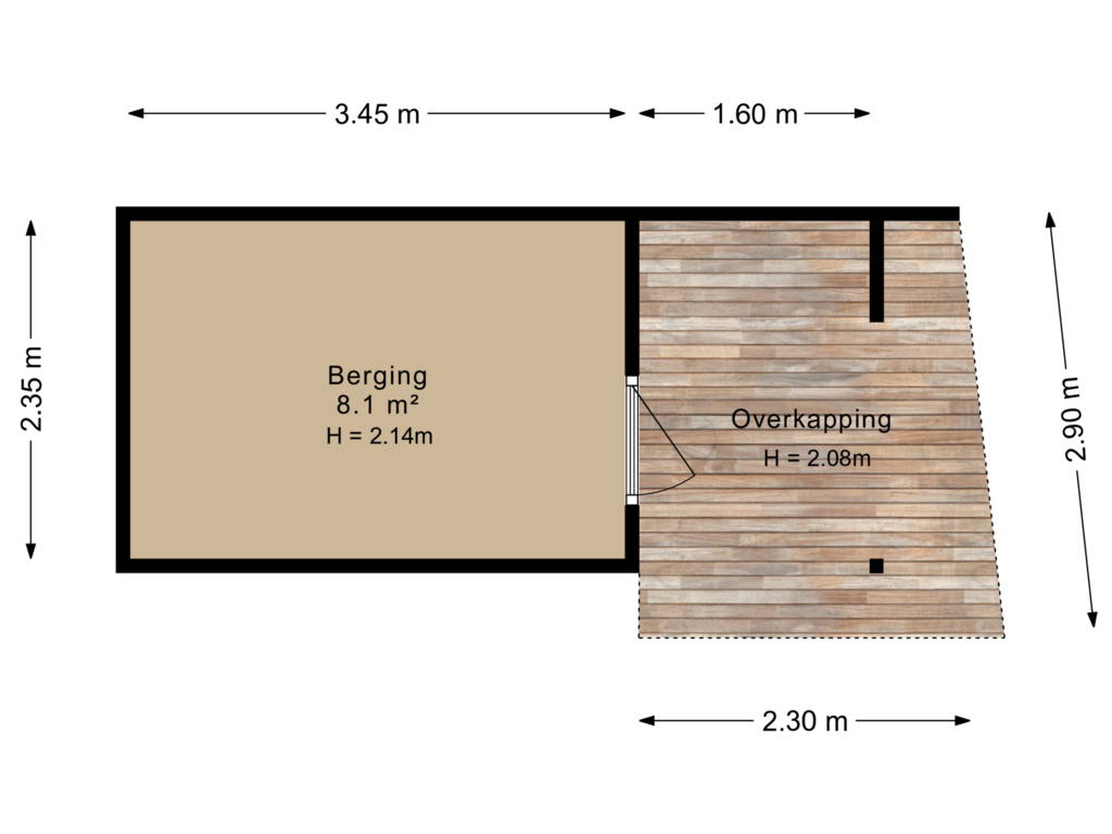 View floorplan of Berging of Jasmijn 9