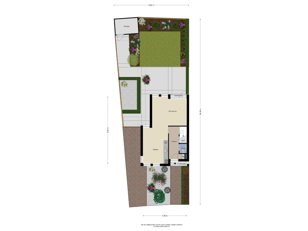 Bekijk plattegrond van Begane Grond Tuin van Kruisherenborch 61