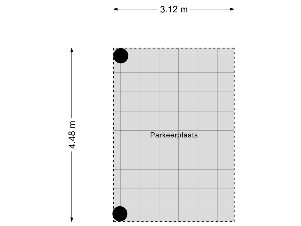 View floorplan of Parkeerplaats of Parklaan 3