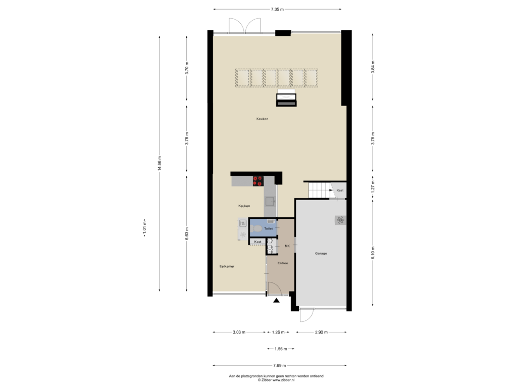 Bekijk plattegrond van Begane grond van Gotenpark 36