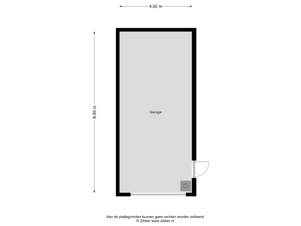 View floorplan of Garage of Swalm 28