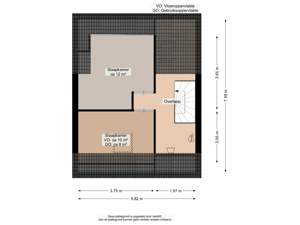 Bekijk plattegrond van Tweede verdieping van Apollo 18