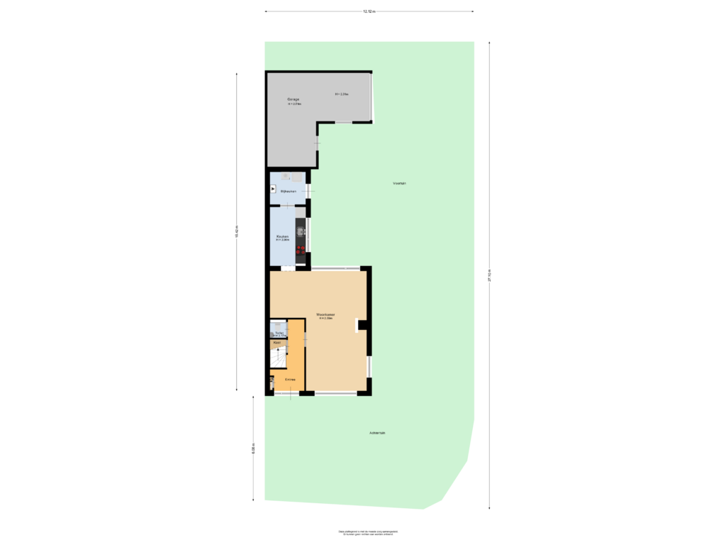 Bekijk plattegrond van Situatie van van Speykstraat 2