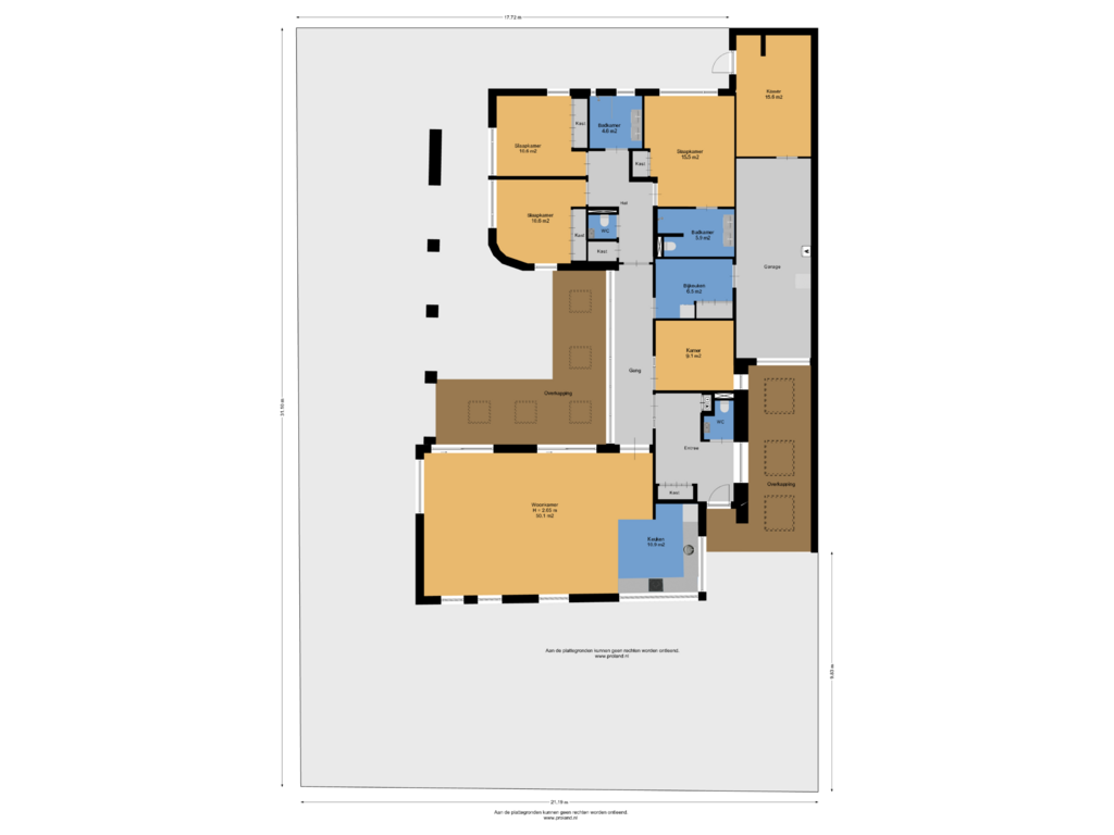 Bekijk plattegrond van Begane Grond Met Kavel van Eltinge 31