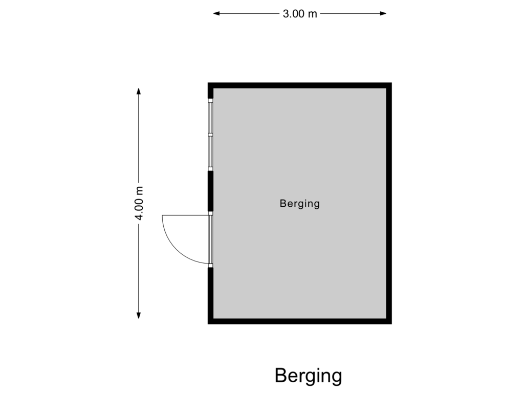 Bekijk plattegrond van Berging van Brilliant Starstraat 61