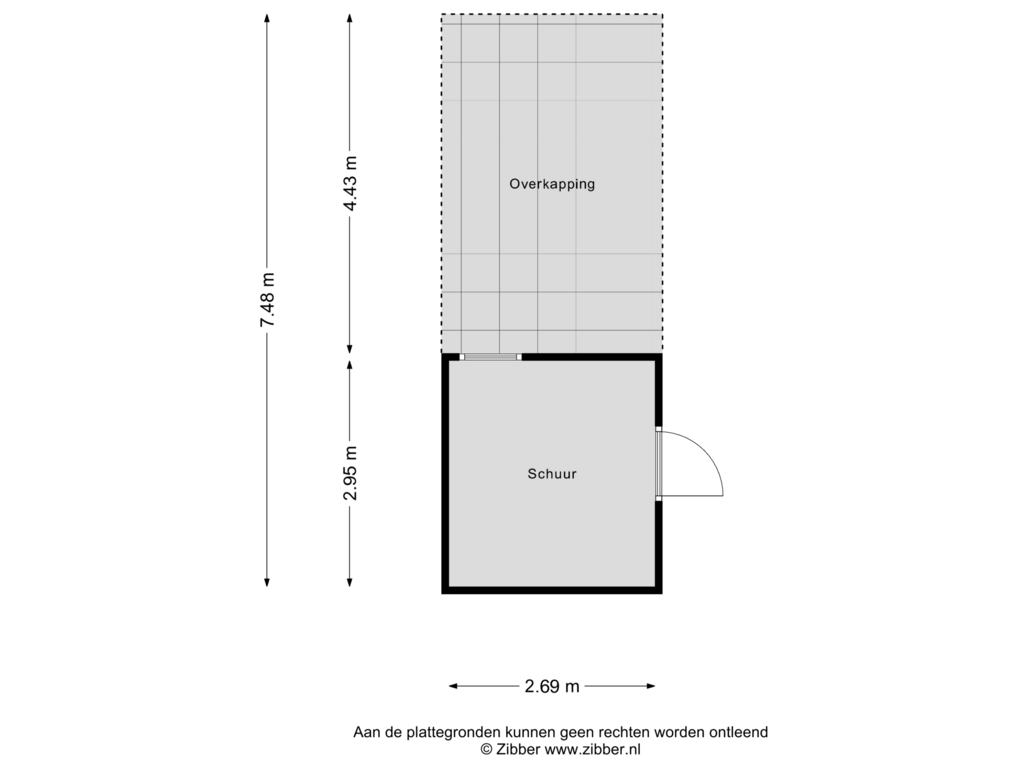 Bekijk plattegrond van Schuur van Lichtenbergseweg 53