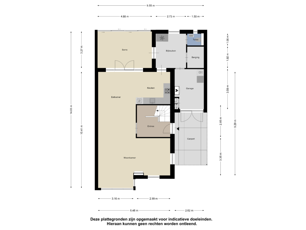 Bekijk plattegrond van Begane Grond van St.-Christoffelstraat 54