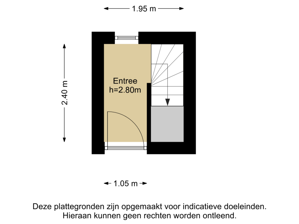 View floorplan of Verdieping 1 of Rhododendronstraat 70