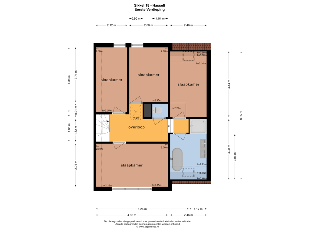 Bekijk plattegrond van EERSTE VERDIEPING van Sikkel 18