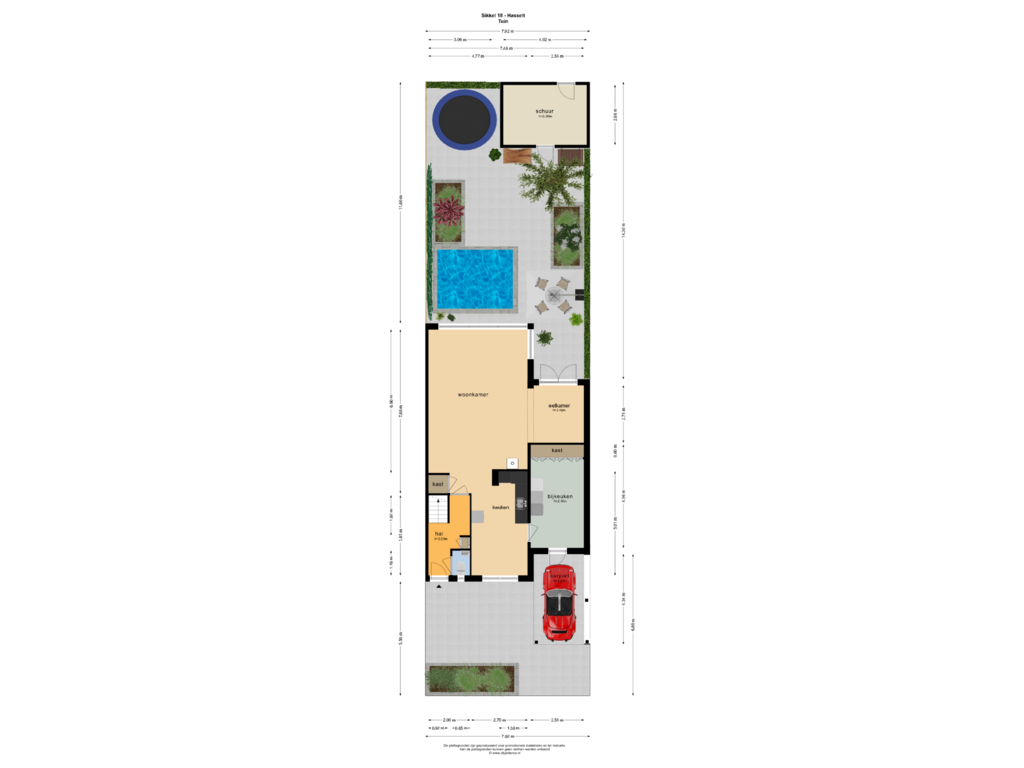 Bekijk plattegrond van TUIN van Sikkel 18