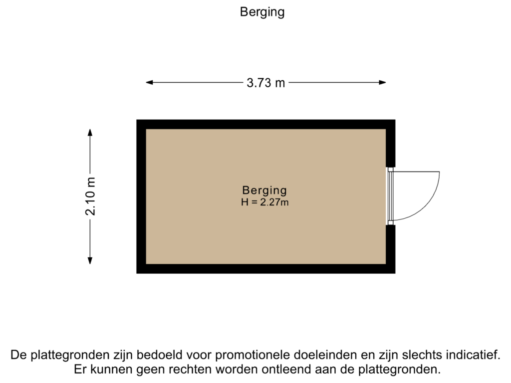 Bekijk plattegrond van Berging van Maartstraat 96