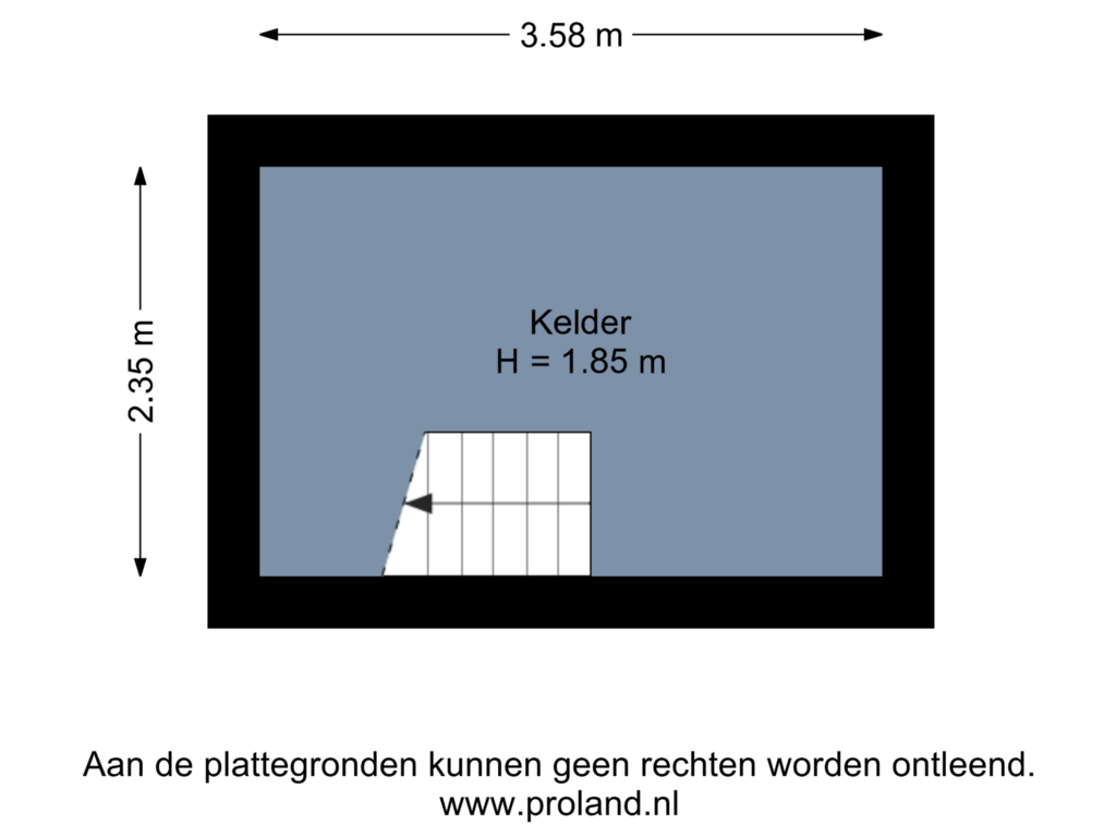 Bekijk plattegrond van Kelder van Timorstraat 20