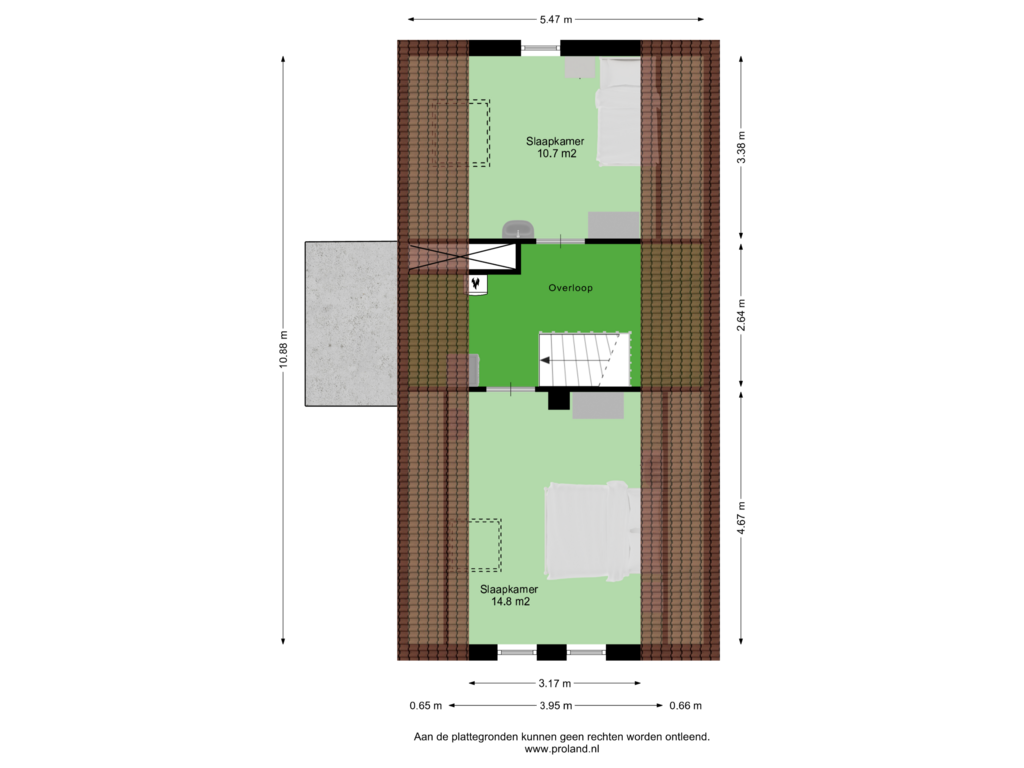 Bekijk plattegrond van 2e Verdieping van Timorstraat 20