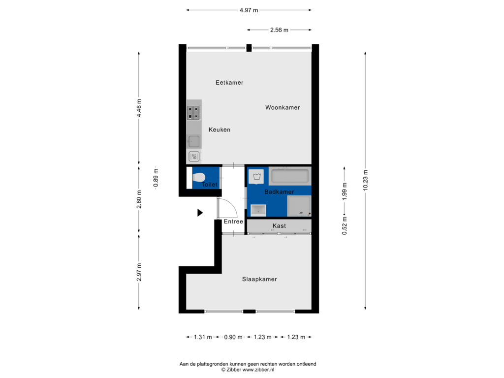 Bekijk plattegrond van Appartement van Cassandraplein 5-36