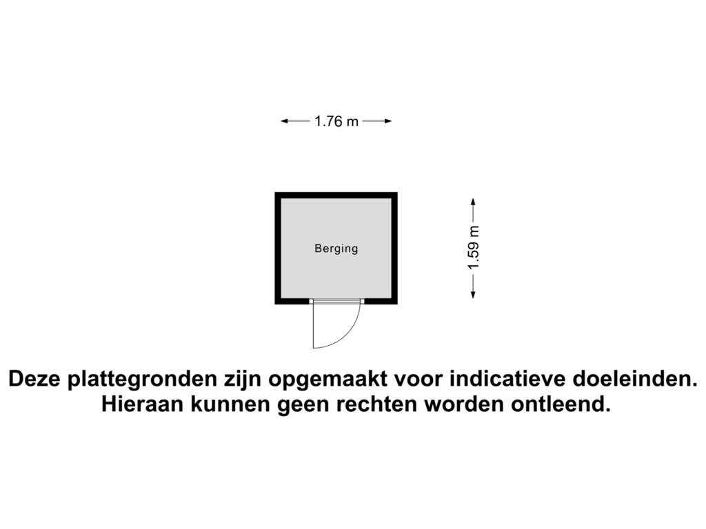 Bekijk plattegrond van Berging van Navostraat 8