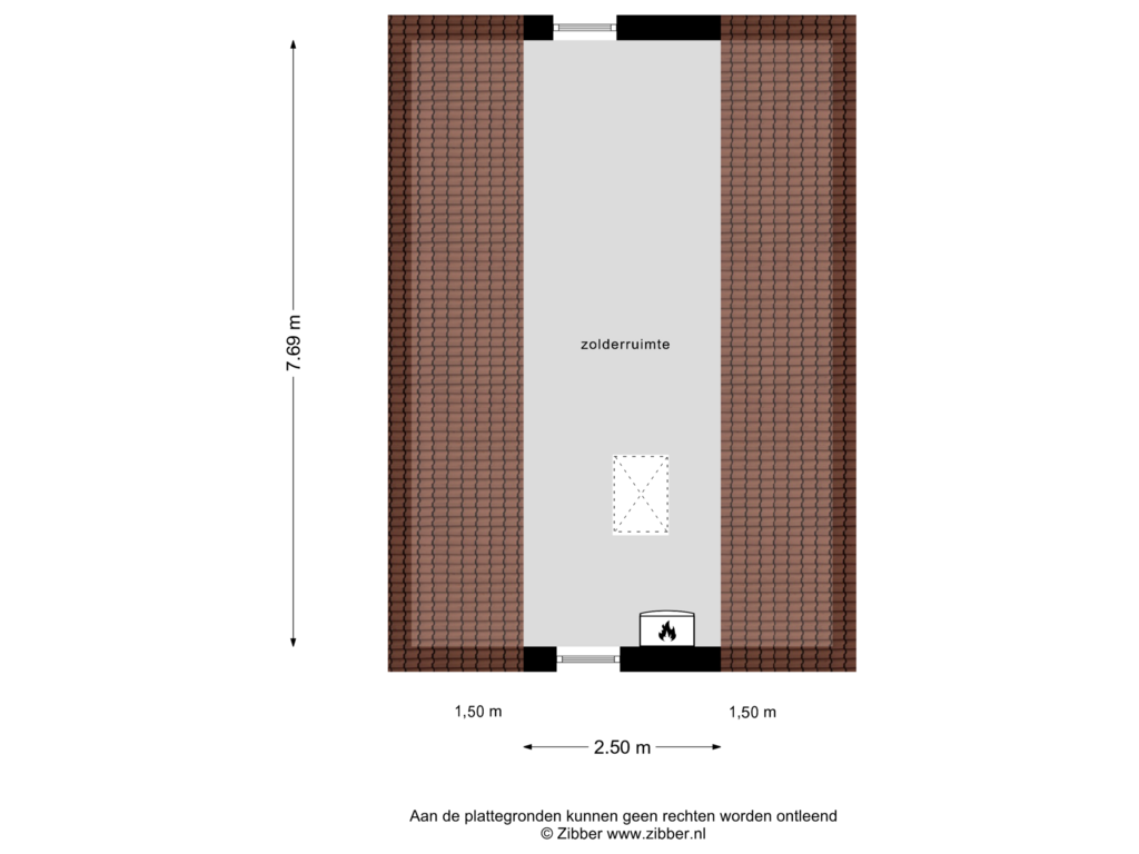 Bekijk plattegrond van Zolder van de Papaver 3