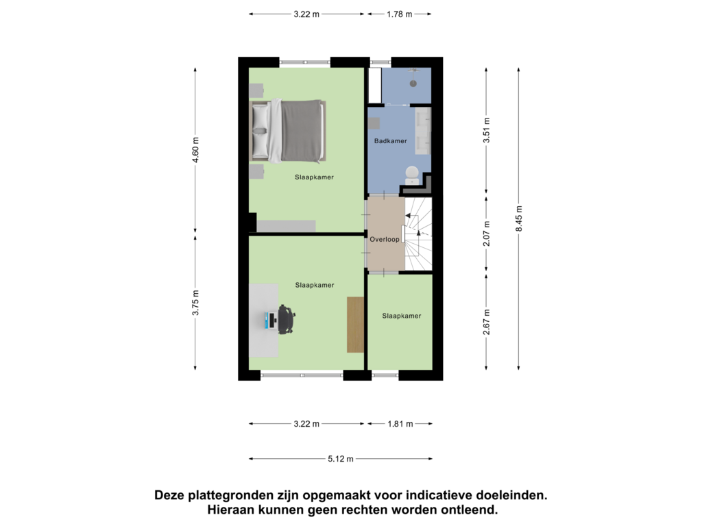 Bekijk plattegrond van Eerste Verdieping van Bergen op Zoomstraat 94