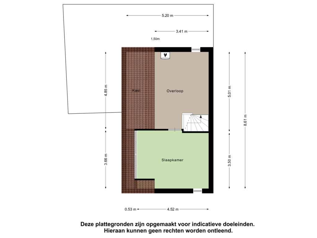 Bekijk plattegrond van Tweede Verdieping van Slinger 13