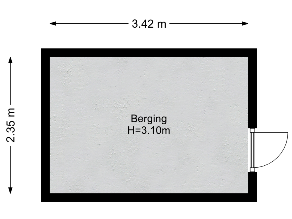 Bekijk plattegrond van Berging van Dilleveld 60