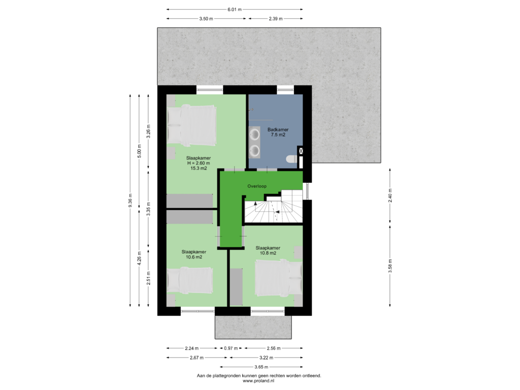 Bekijk plattegrond van 1e Verdieping van Tuinlaan 83