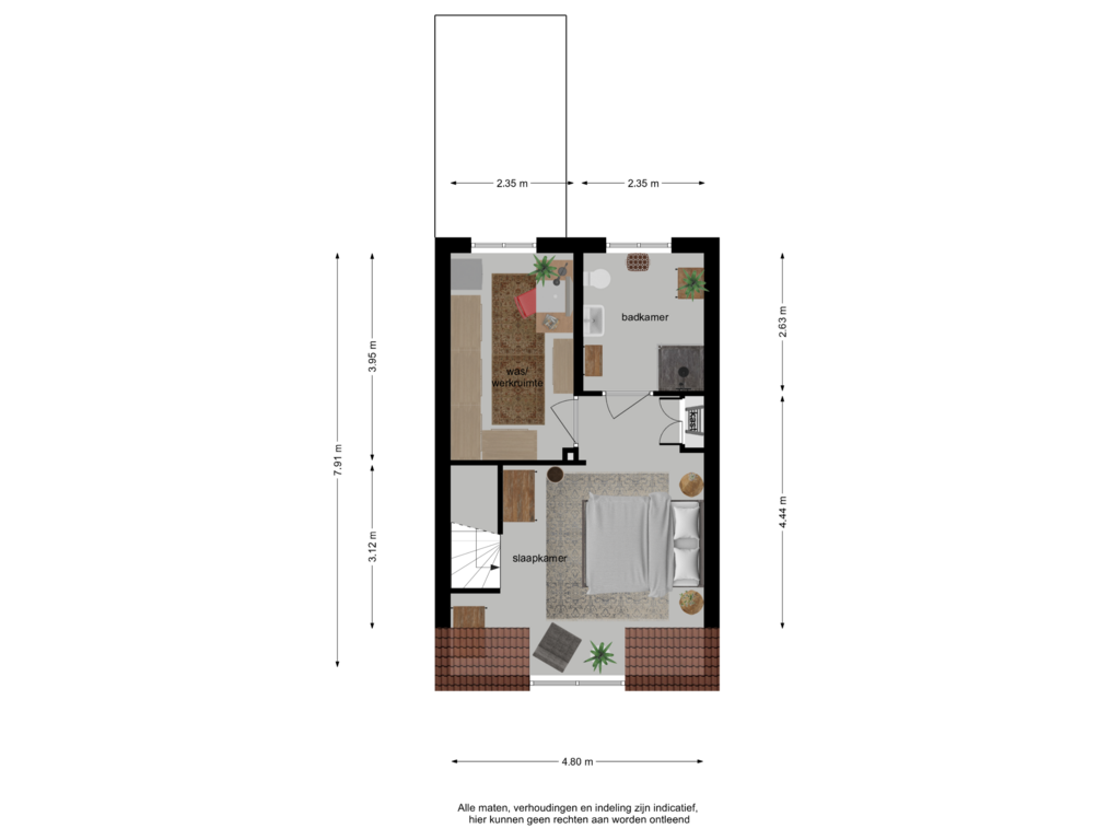 Bekijk plattegrond van Eerste verdieping van Kolfbaanstraat 3