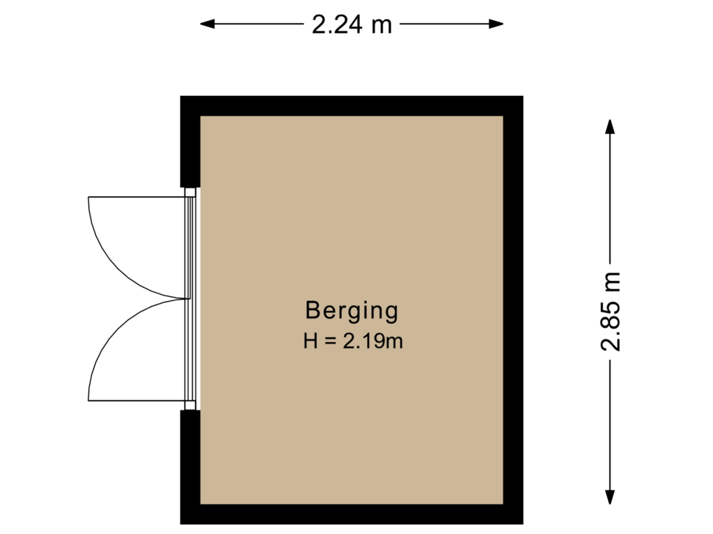 Bekijk plattegrond van Berging van Slinge 6