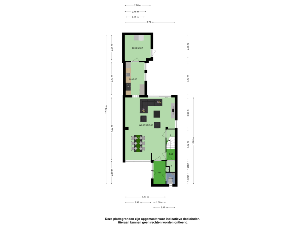 Bekijk plattegrond van Begane grond van Deldensestraat 9