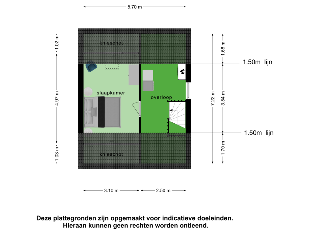 Bekijk plattegrond van 2e verdieping van Deldensestraat 9