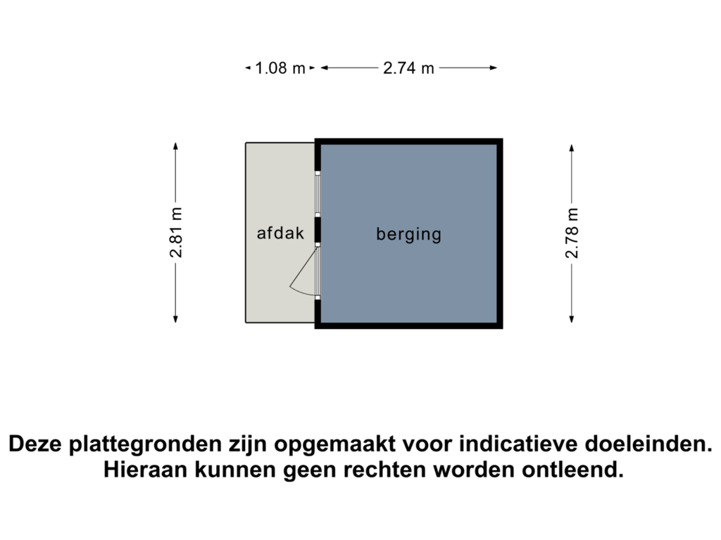 Bekijk plattegrond van Berging van Deldensestraat 9