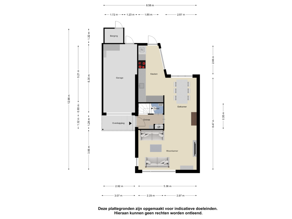 Bekijk plattegrond van Begane Grond van Martinus Nijhofflaan 104