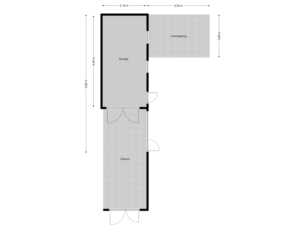 Bekijk plattegrond van Garage van Anemoonlaan 6