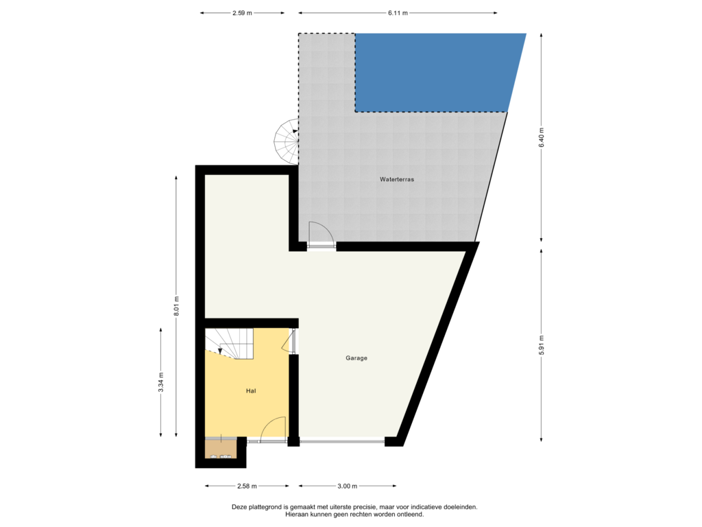 View floorplan of Begane grond of Vuurvlinder 26