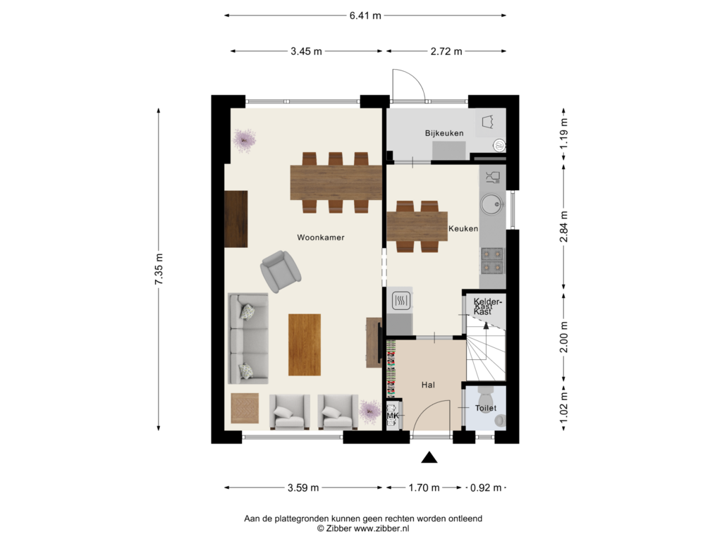 View floorplan of Begane Grond of Dr. Schaepmanstraat 2