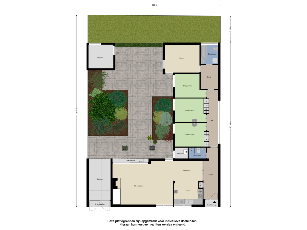 View floorplan of Begane Grond Tuin of Slot Loevesteinstraat 112