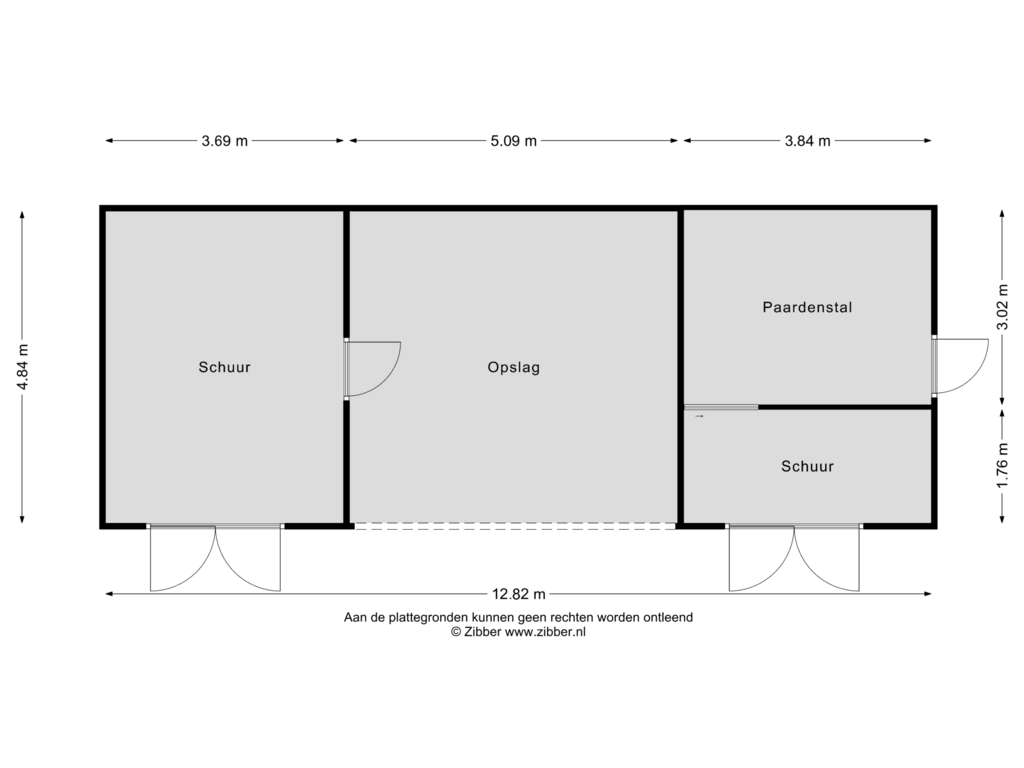 Bekijk plattegrond van Schuur van Zuideropgaande 149